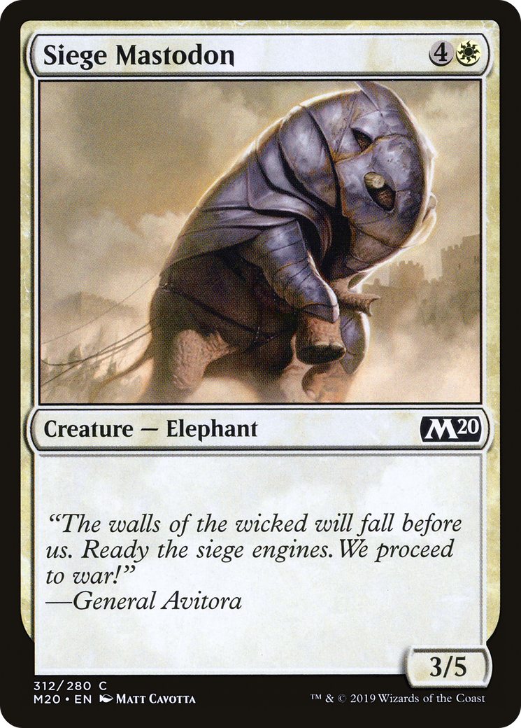 Siege Mastodon Card Image
