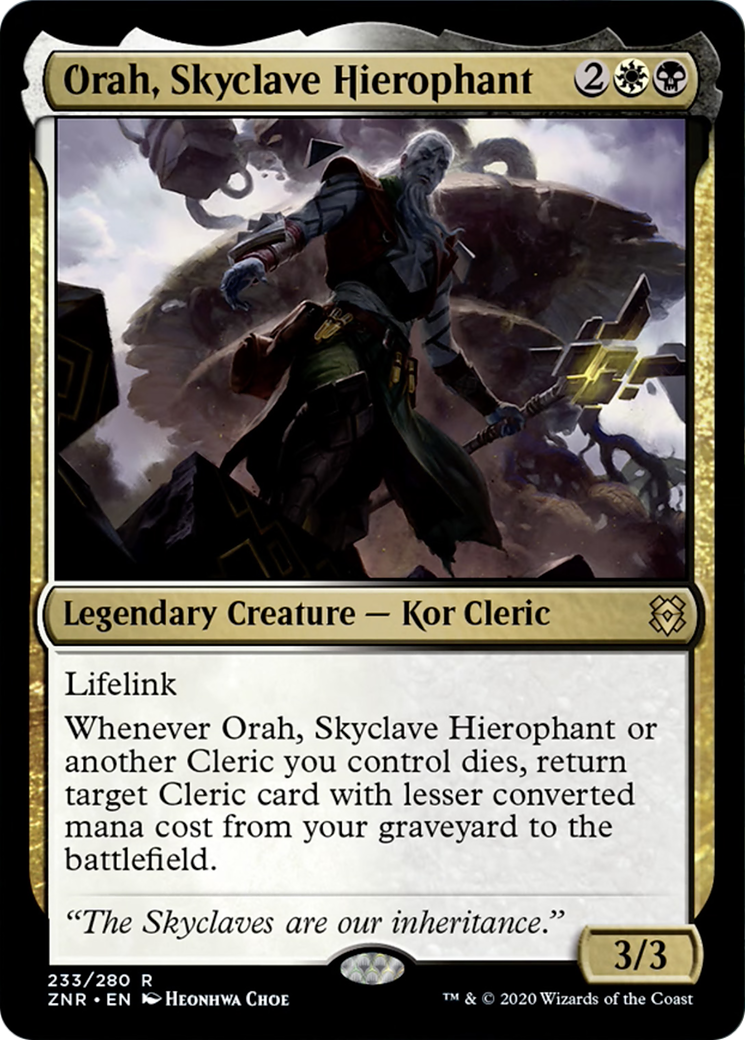 Orah, Skyclave Hierophant Card Image