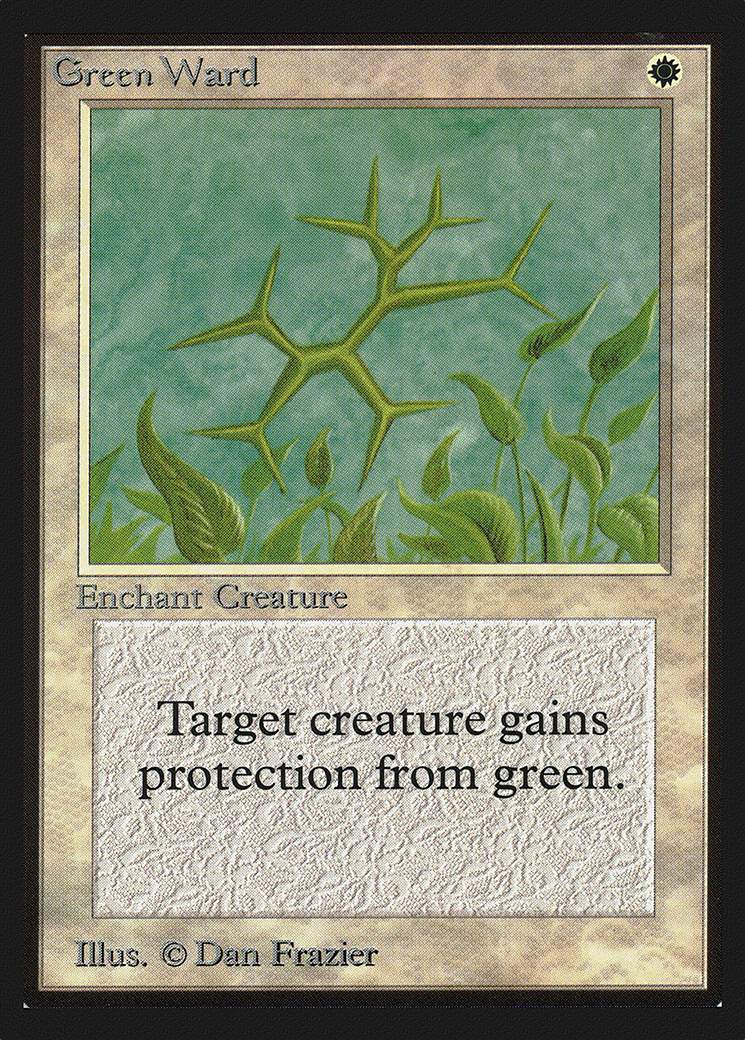 Green Ward Card Image