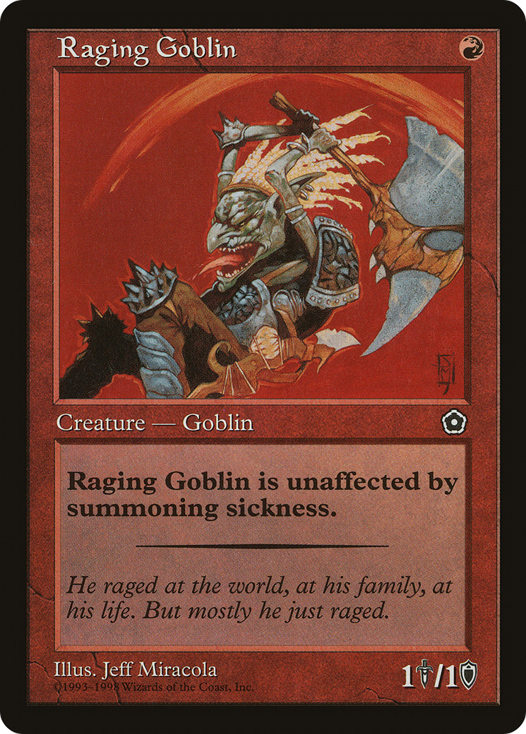 Raging Goblin Card Image