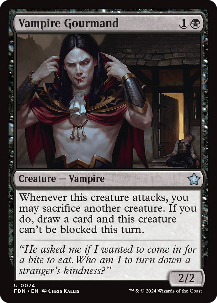 Vampire Gourmand Card Image