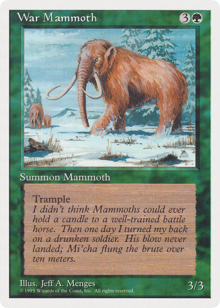 War Mammoth Card Image