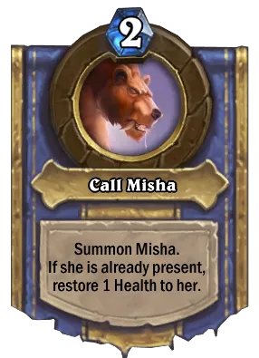 Call Misha Card Image