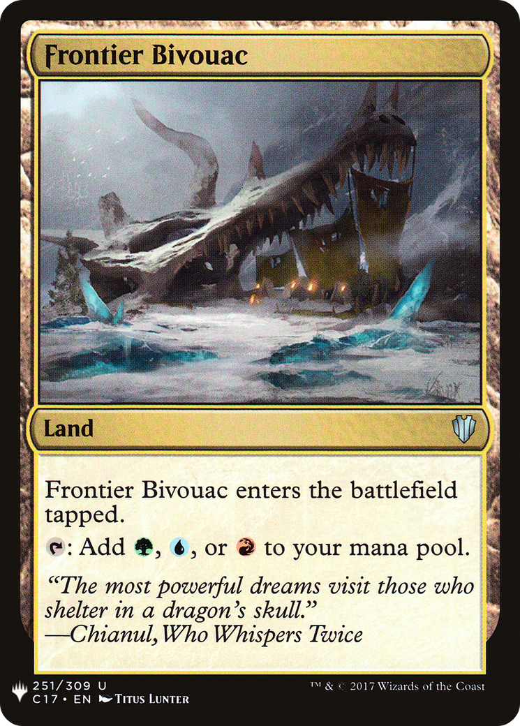 Frontier Bivouac Card Image