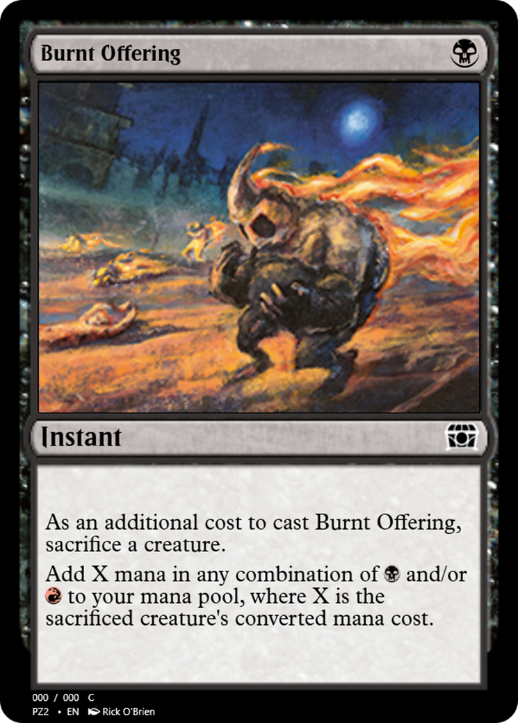 Burnt Offering Card Image