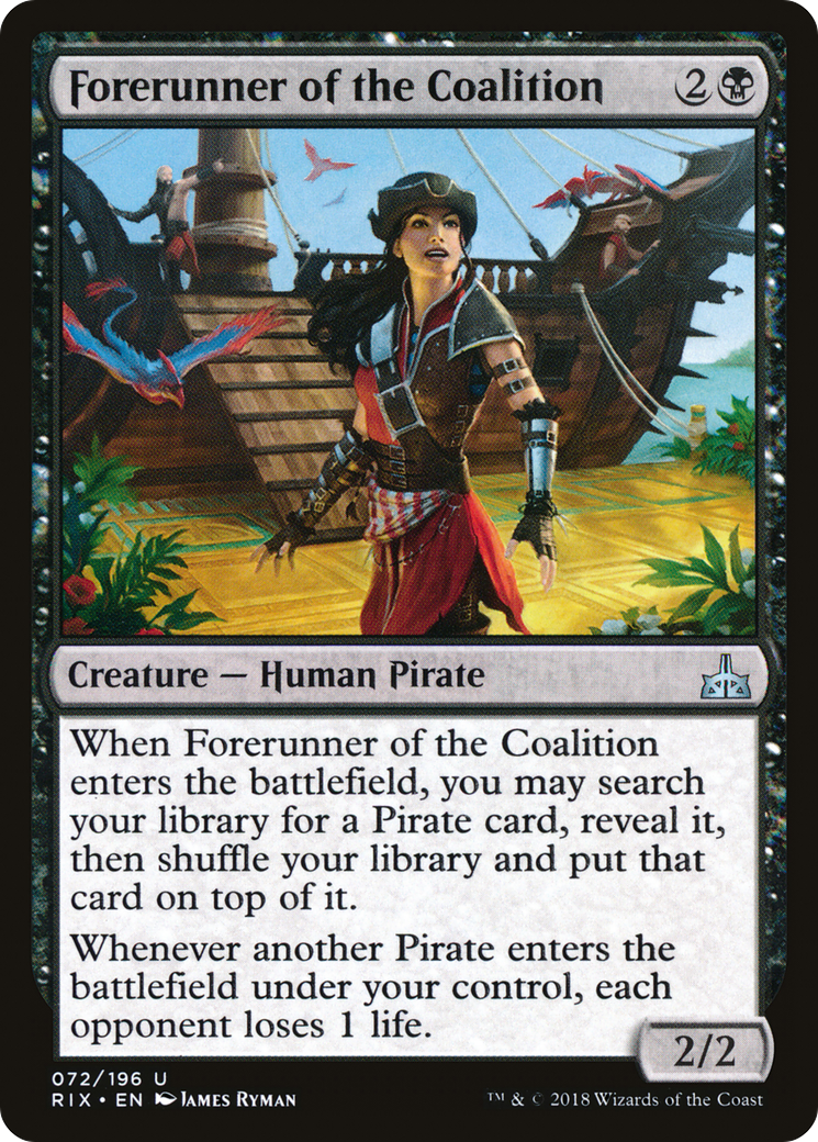 Forerunner of the Coalition Card Image