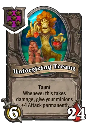 Unforgiving Treant Card Image