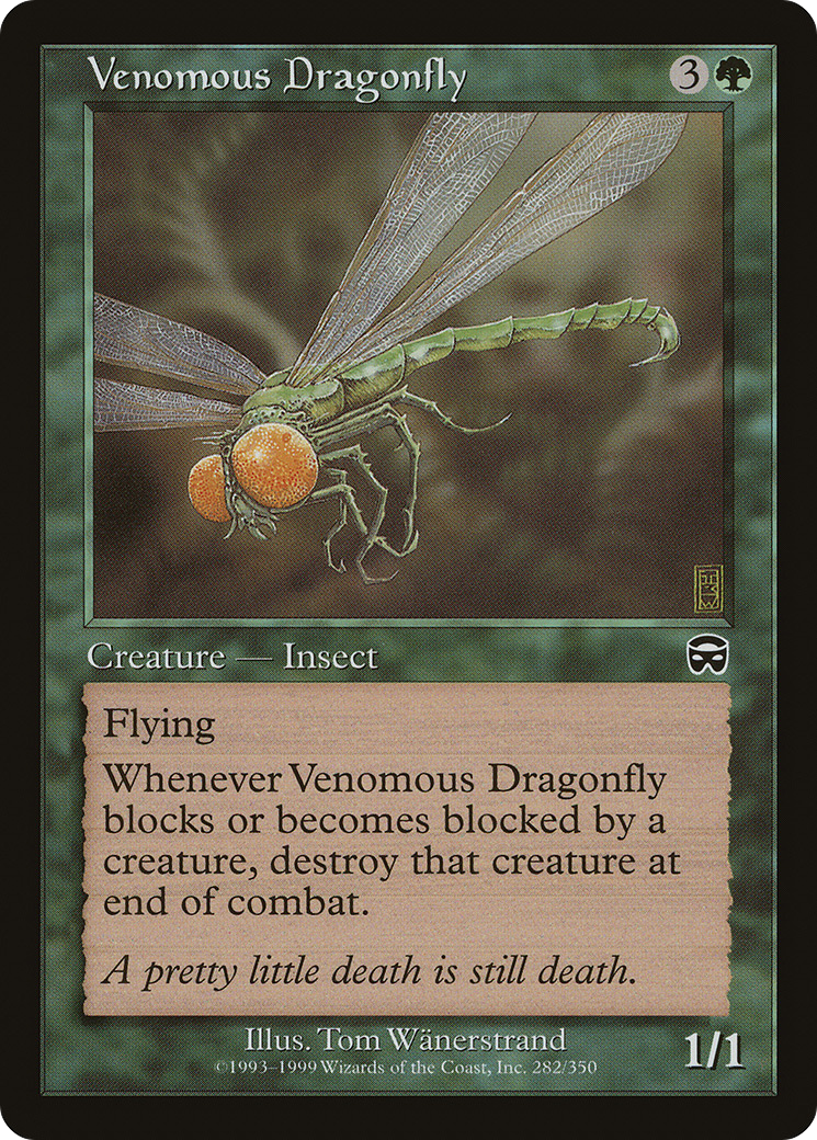 Venomous Dragonfly Card Image