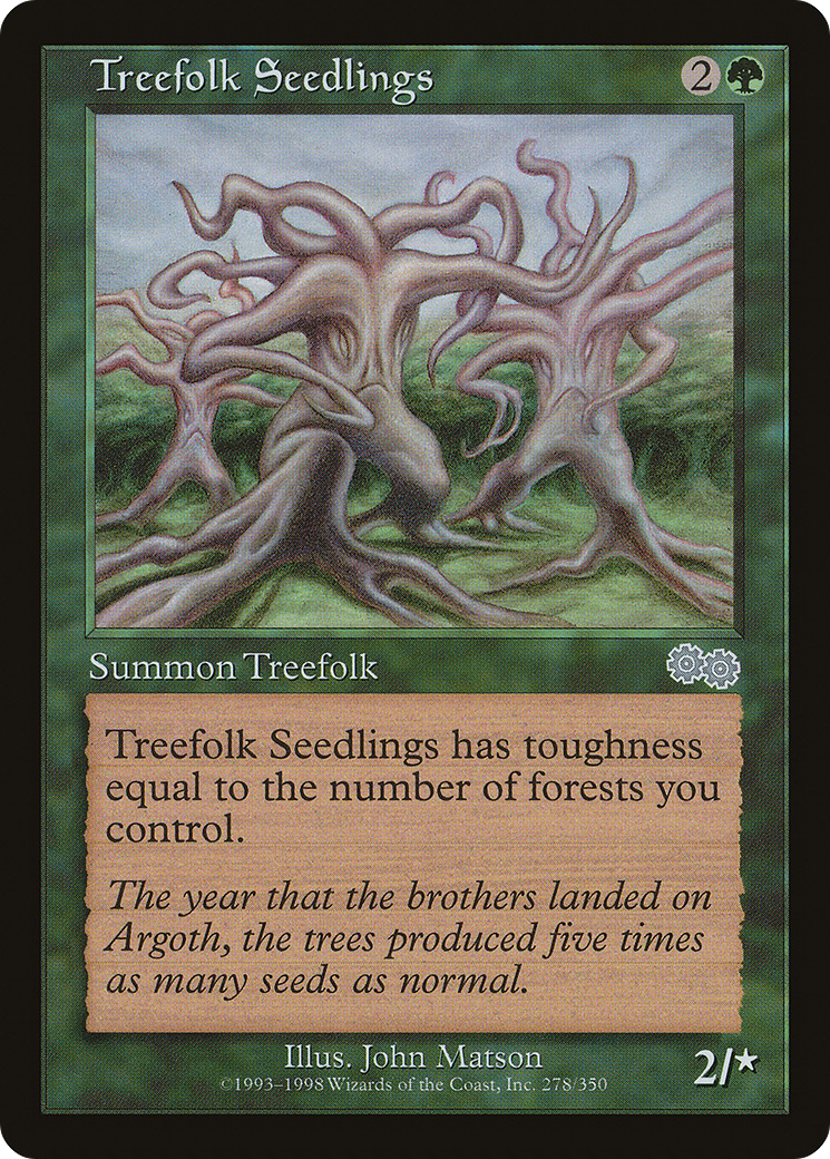 Treefolk Seedlings Card Image