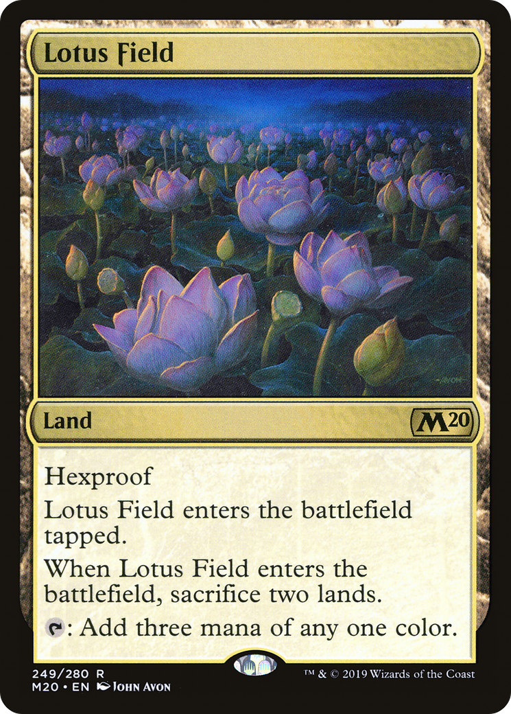 Lotus Field Card Image