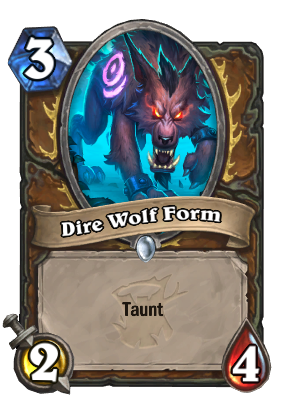 Dire Wolf Form Card Image