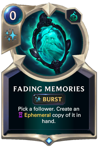 Fading Memories Card Image