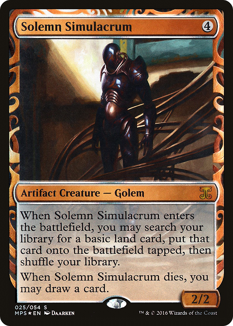 Solemn Simulacrum Card Image