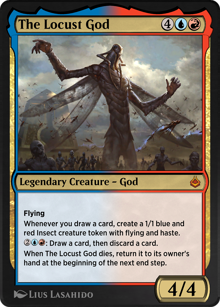 The Locust God Card Image