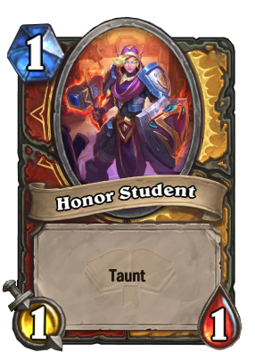 Honor Student Card Image