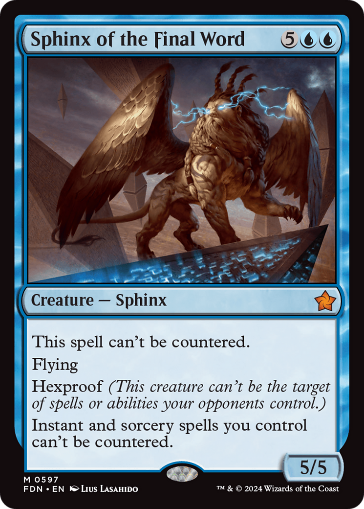 Sphinx of the Final Word Card Image