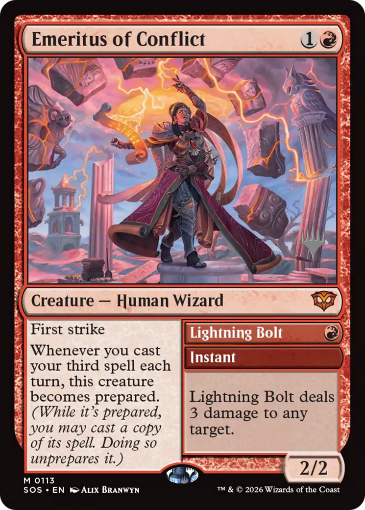 Lightning Bolt Magic: The Gathering card
