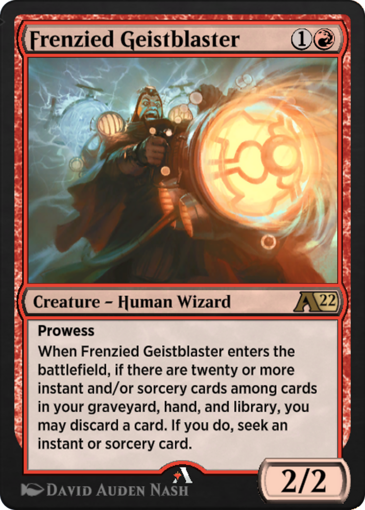 Frenzied Geistblaster Card Image