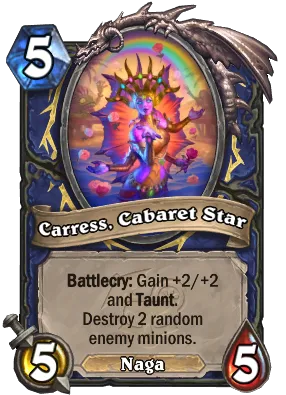 Carress, Cabaret Star Card Image