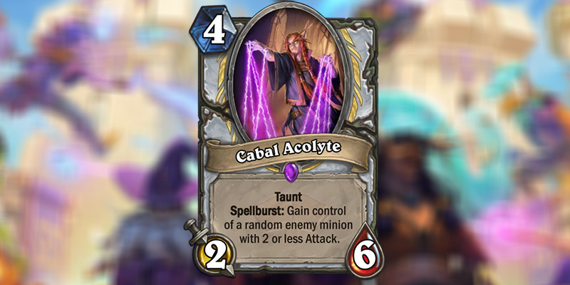 Cabal Acolyte is a New Priest Card Revealed for Hearthstone's Scholomance Academy Expansion