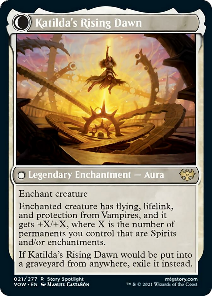 Katilda, Dawnhart Martyr // Katilda's Rising Dawn Card Image