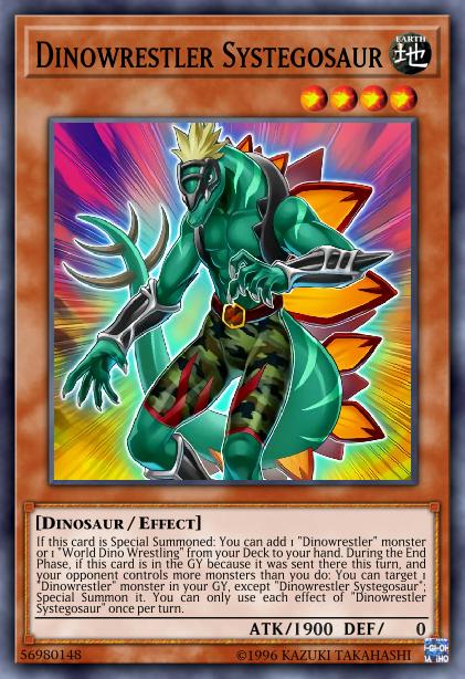 Dinowrestler Systegosaur Card Image