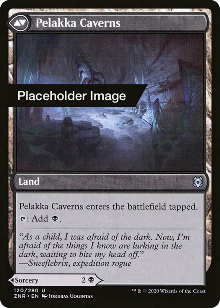 Pelakka Predation // Pelakka Caverns Card Image