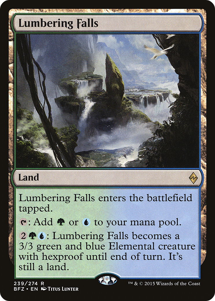 Lumbering Falls Card Image