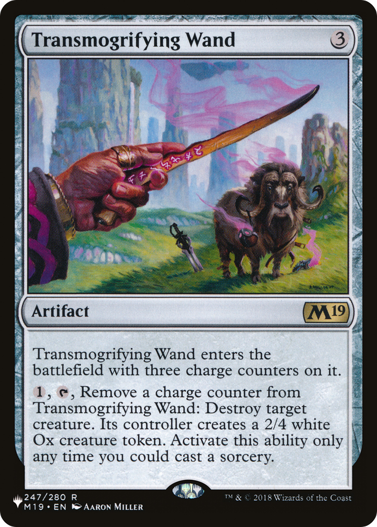 Transmogrifying Wand Card Image