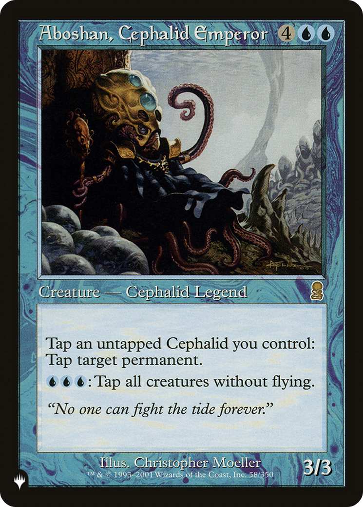 Aboshan, Cephalid Emperor Card Image