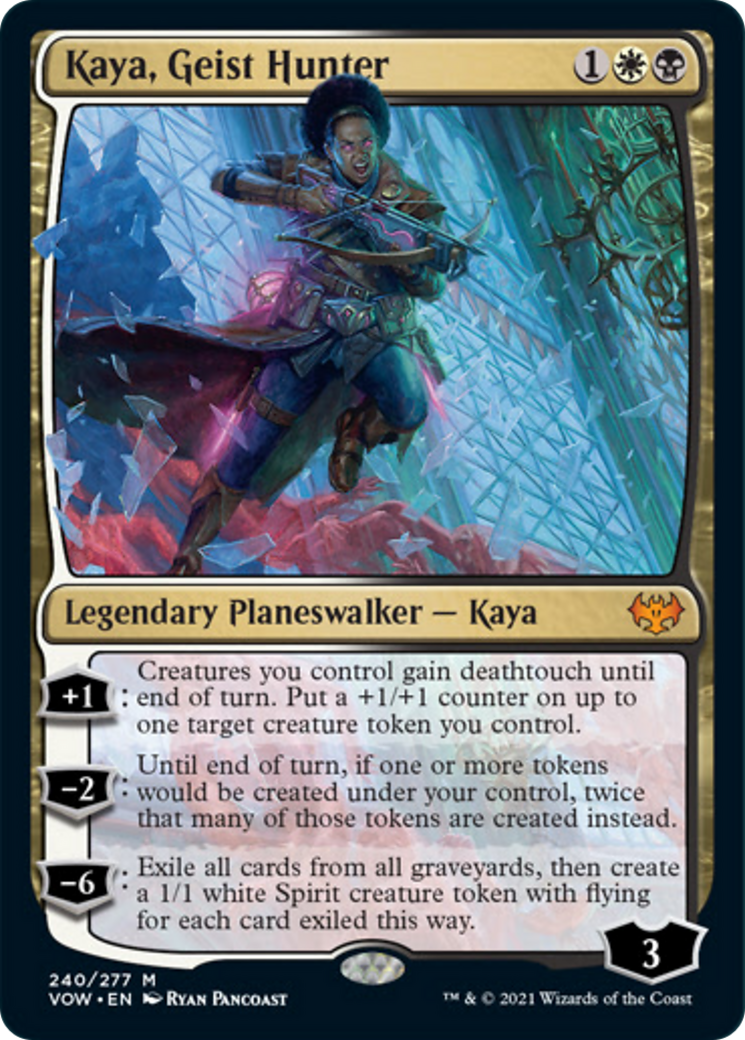 Kaya, Geist Hunter Card Image