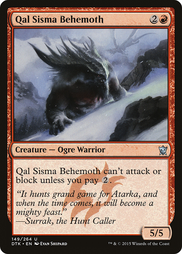 Qal Sisma Behemoth Card Image