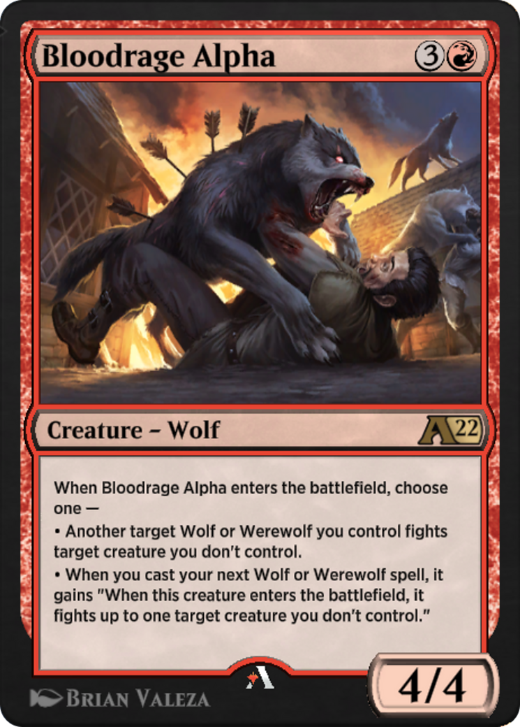 Bloodrage Alpha Card Image