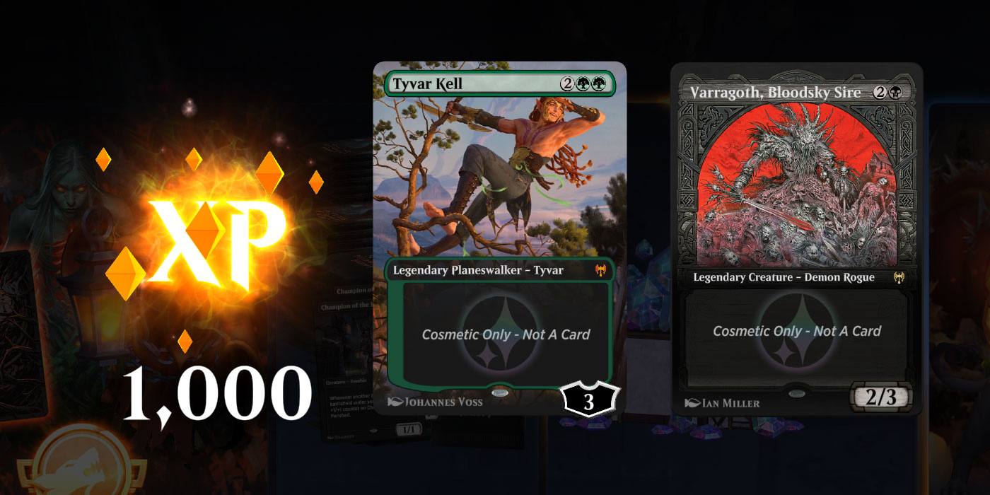 MTG Arena Nominated for Best Game Community, Wizards is Giving Away 1000 XP and 2 Free Cosmetics With a Code