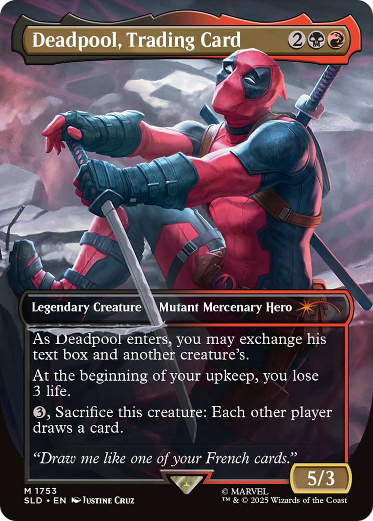 Deadpool, Trading Card Card Image