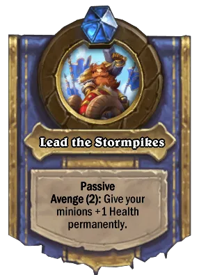 Lead the Stormpikes Card Image