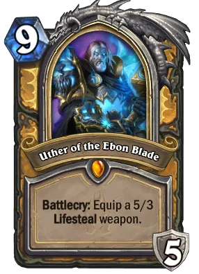 Uther of the Ebon Blade Card Image