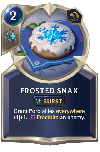 Frosted Snax Card Image