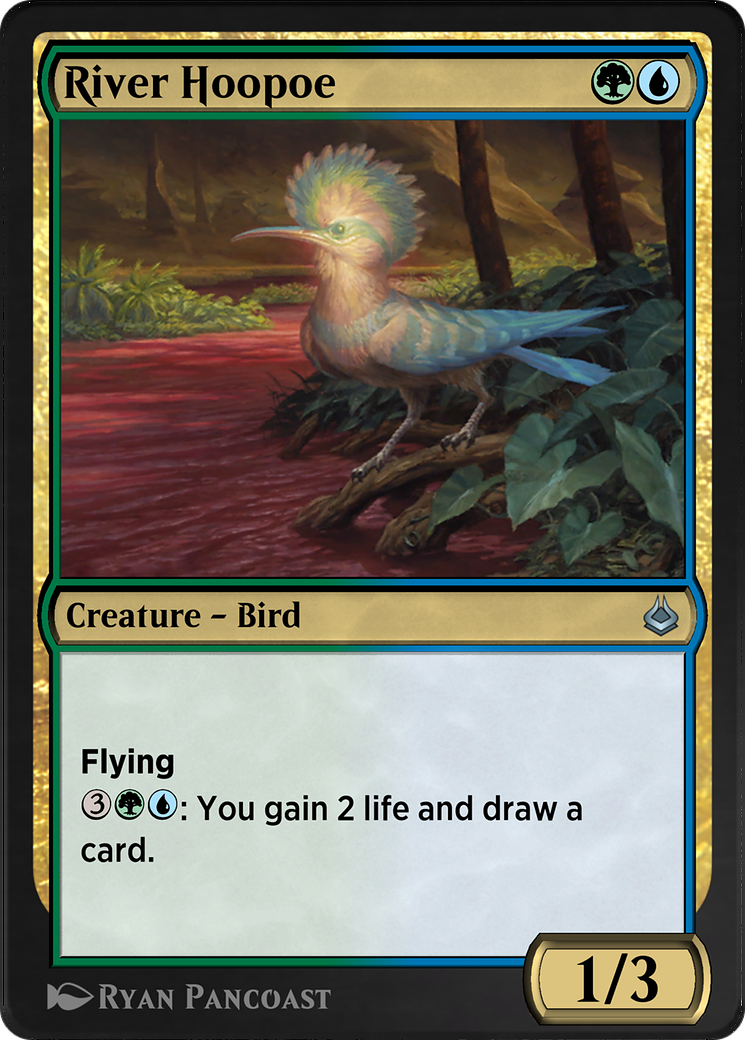 River Hoopoe Card Image