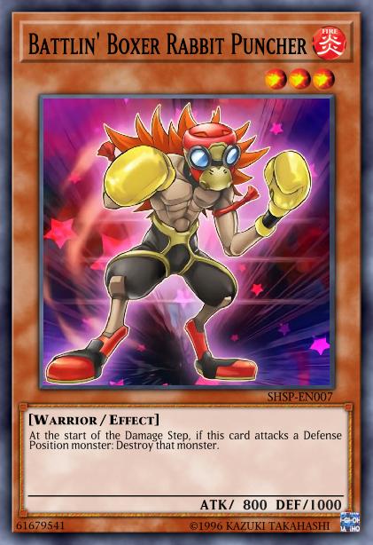 Battlin' Boxer Rabbit Puncher Card Image