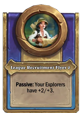 League Recruitment Flyer {0} Card Image