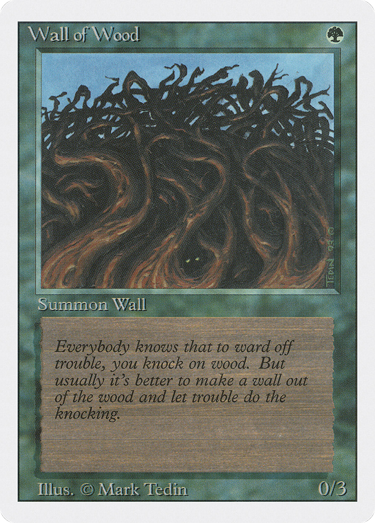 Wall of Wood Card Image