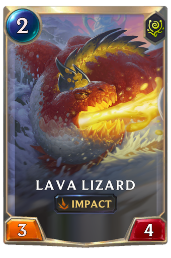 Lava Lizard Card Image