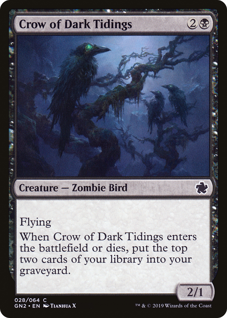 Crow of Dark Tidings Card Image