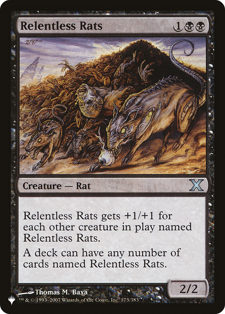 Relentless Rats Card Image