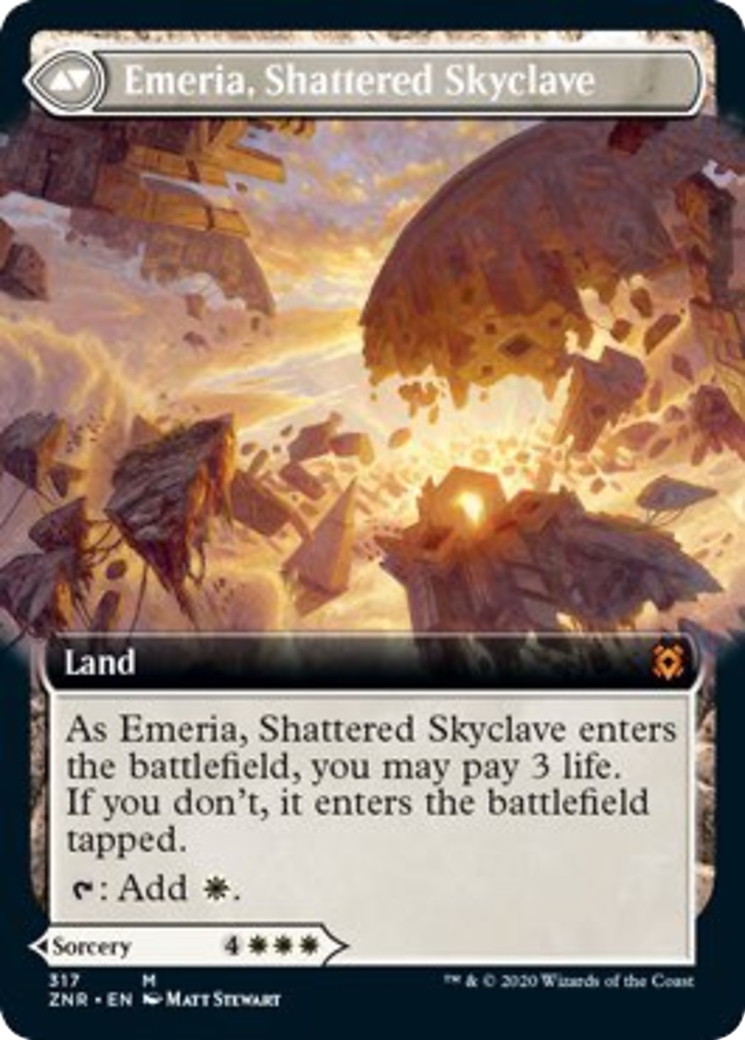 Emeria's Call // Emeria, Shattered Skyclave Card Image