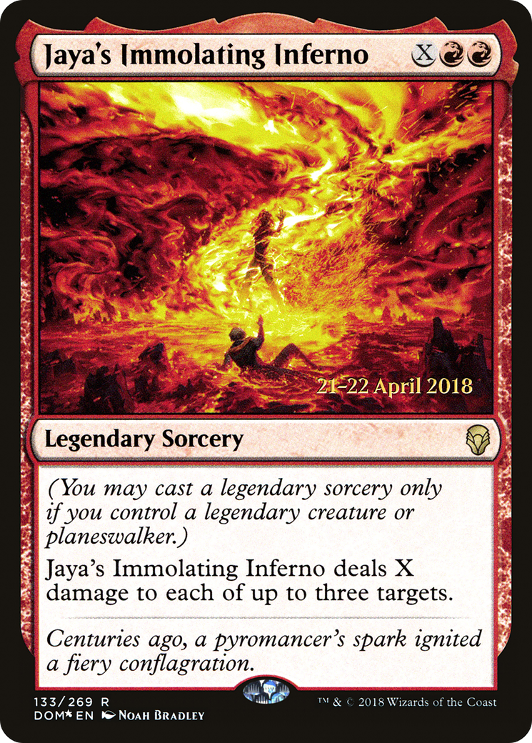 Jaya's Immolating Inferno Card Image