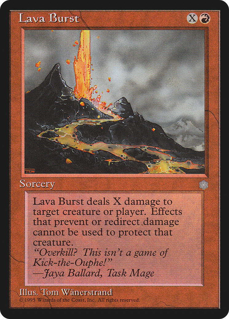 Lava Burst Card Image