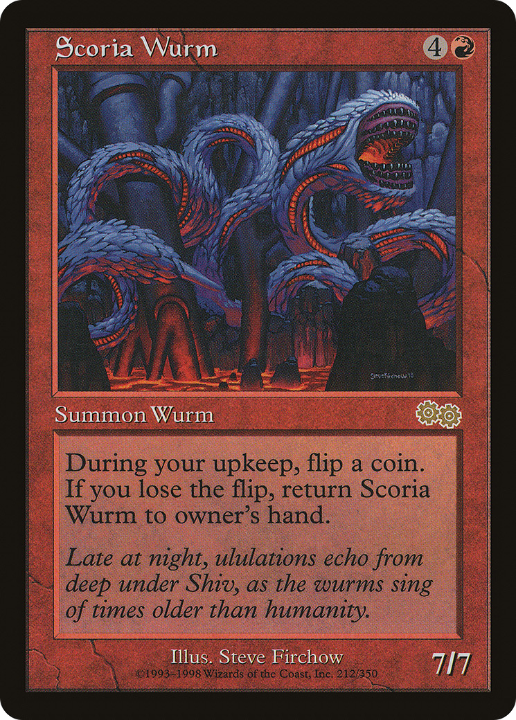 Scoria Wurm Card Image