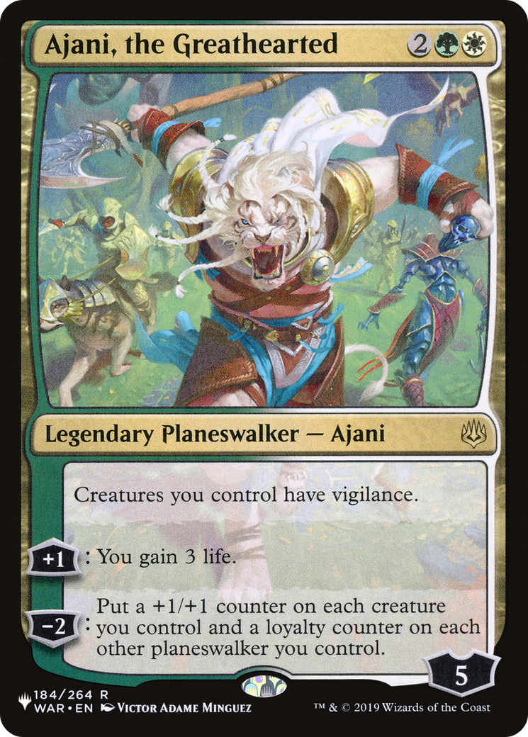 Ajani, the Greathearted Card Image